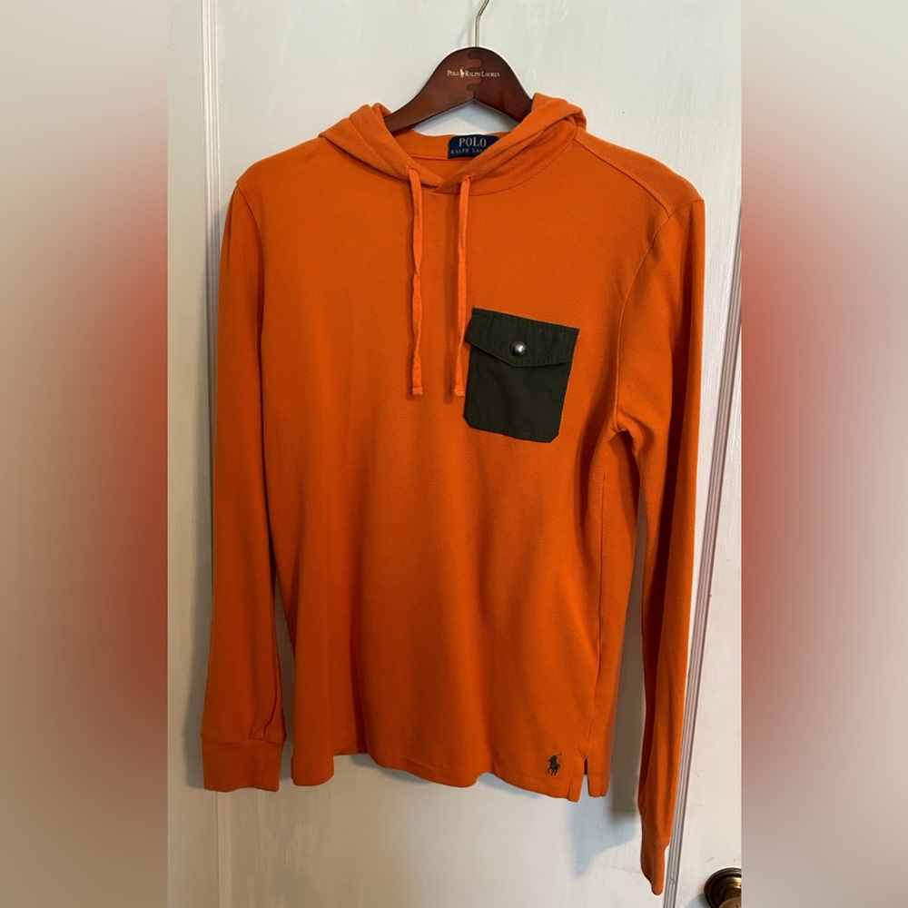 Polo Mesh Long Sleeve Hoodie